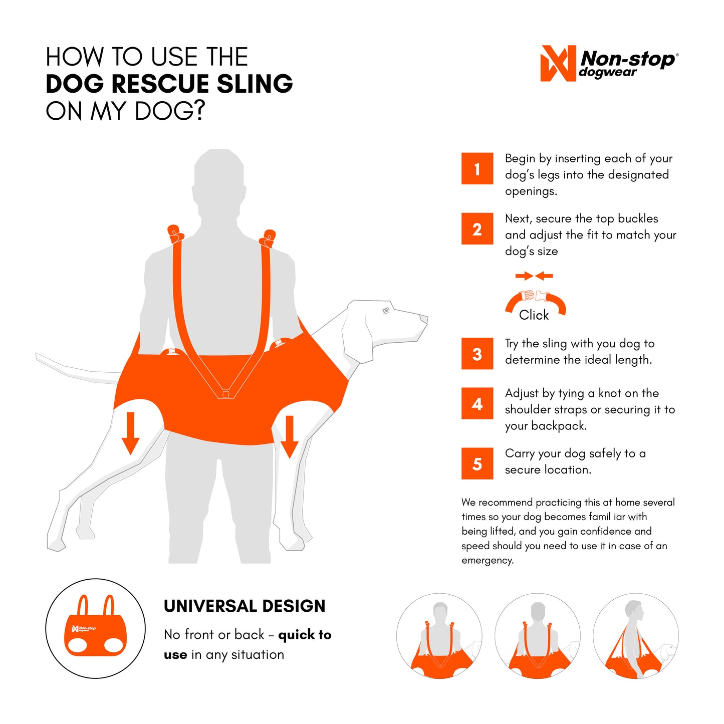 Dog rescue sling (2)